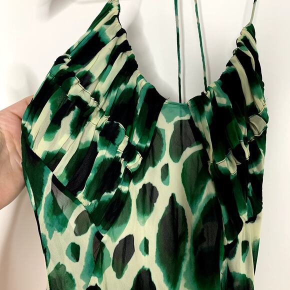 Rat & Boa Vivi Maxi Dress Womens Green New Large - Picture 7 of 16